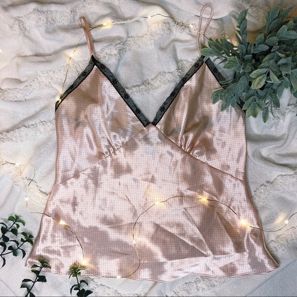 Jones New York Tops - Jones New York Satin Polka Dot Tank Top